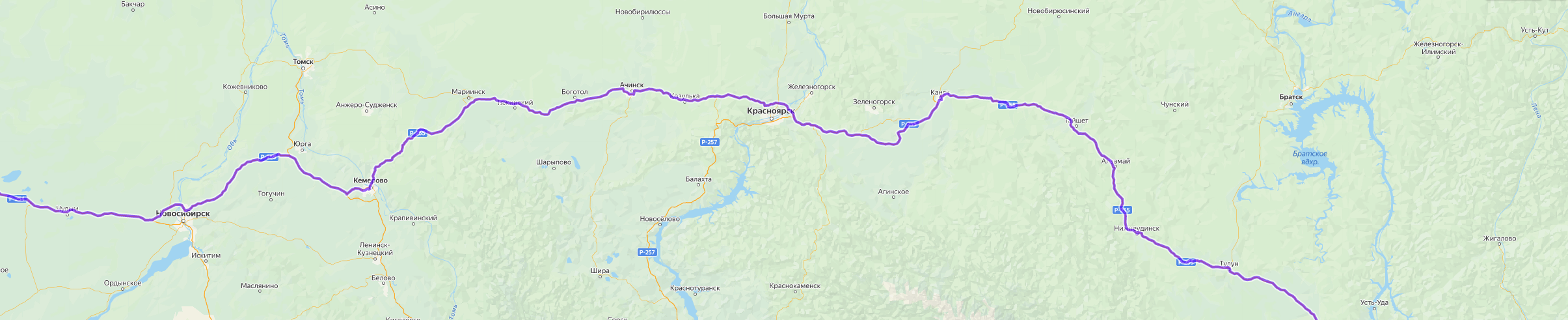 Доставка грузов из Балашихи - карта транспортной логистики